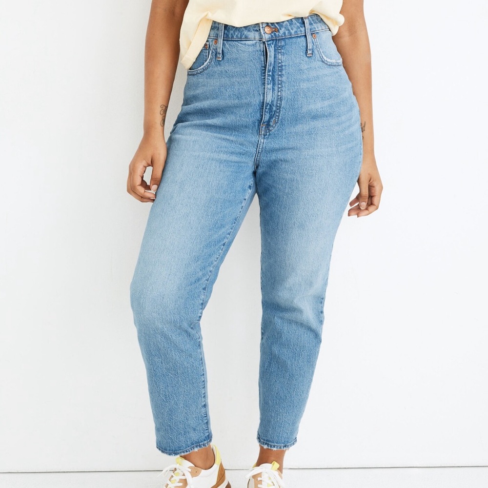 madewell classic straight jeans size 36